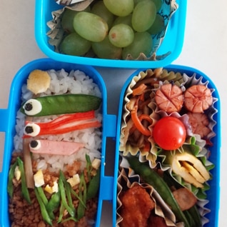 簡単！こいのぼり弁当！！